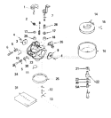 Page B Diagram and Parts List for 8966-1  Briggs and Stratton Generator
